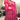 Riveting Embroidered Silk Fabric Wedding Wear Lehenga In Rani Color