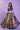 Navratri Special Multi Color Hand Block Print Readymade Chaniya Choli In Cotton Fabric