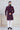 Striking Wine Velvet Fabric Wedding Indowestern For Men