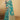 Exclusive Weaving Work Cyan Color Organza Fabric Saree