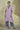 Exclusive Lavender Color Art Silk Function Wear Trendy Pleated Kurta Set