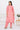 Beguiling Pink Color Printed Cotton Kurti Bottom With Dupatta