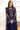 Trendy Navy Blue Color Georgette Fabric Sequins Work Pakistani Replica Suit