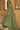 Embroidered Work Georgette Fabric Mehendi Green Color Enticing Lehenga