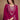 Georgette Fabric Sangeet Wear Embroidered Lehenga Choli In Rani Color