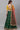 Classic Embroidered Designs On Green Color Readymade Lehenga In Silk Fabric