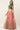 Net Fabric Peach Color Readymade Lehenga With Winsome Embroidered Work