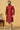 Red Color Art Silk Fabric Wedding Wear Embroidered Readymade Men Kurta Pyjama