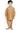 Striking Coffee Dhupion Silk Function Wear Kurta Pyjama For Kids Wear