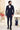 Wedding Wear 3 Piece Suit For Man In Navy Blue Color