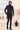 Wedding Wear Rayon Fabric 3 Piece Suit For Man In Black Color