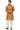 Dhupion Silk Fabric Beige Color Festival Dhoti Style Kurta Pyjama