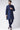 Dhupion Silk Fabric Festival Wear Redaymade Kurta Pyjama In Navy Blue Color