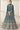Net Fabric Teal Color Excellent Anarkali Suit With Embroidered Work