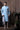 Sky Blue Color Cotton Fabric Festive Wear Designer Readymade Kurta Pyjama For Men