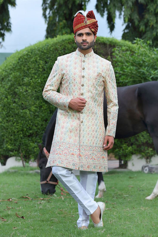 Buy sherwani shop fabric online