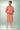 Peach Color Attractive Art Silk Kurta Pyjama In Ethnic Look