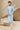 Blissful Sky Blue Color Banarasi Art Silk Fabric Kurta Pyjama