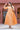 Peach Color Delicate Festival Wear Cotton Fabric Gown
