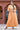 Peach Color Delicate Festival Wear Cotton Fabric Gown