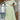 Fantastic Festival Wear Cotton Gown In Sea Green Color