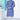 Blue Cotton Fabric Sangeet Wear Trendy Readymade Printed Kurta Pyjama For Men