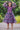 Purple Color Western Style Gown