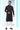 Black Color Vibrant Art Silk Kurta Pyjama Set for Men