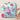 Mesmeric Sky Blue Color Printed Clutch In Art Silk Fabric