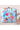 Radiant Sky Blue Color Art Silk Fabric Printed Clutch