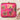 Rani Pink Art Silk Clutche Printed for Function
