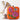 Art Silk Orange Color Delicate Clutch Purses For Function