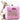 Captivating Art Silk Embroidered Pink 'Color Clutch