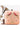 Art Silk Embroidered Clutch In Artistic Peach Color