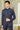 Captivating Rayon Fabric Wedding Style Jodhpuri Jacket In Blue Color