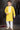 Traditional Wear Cotton Fabric Yellow Color Fancy Readymade Kurta Pyjama For Boys