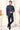 Rayon Fabric Navy Blue Color Designer Readymade Jodhpuri For Men
