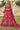 Glamorous Jacquard Fabric Rani Color Bandhej Print Readymade Gown