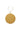 Golden Embroidered Art Silk Round Clutch