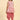 Red Cotton Fabric Fancy Printed Readymade Kids Kurti With Dhoti Style Bottom
