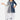 Printed Navy Blue Color Rayon Fabric Readymade Kids Kurti With Dhoti Style Bottom