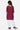 Printed Maroon Color Cotton Fabric Readymade Kids Salwar Kameez