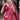 Radiant Pink Color Function Wear Foil Printed Work Art Silk Lehenga