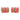 Stylish Alloy Material Peach Color Bridal Matte Textured Bangle Set