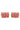 Stylish Alloy Material Peach Color Bridal Matte Textured Bangle Set