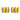 Classic Alloy Material Yellow Color Bridal Matte Textured Bangle Set