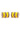 Classic Alloy Material Yellow Color Bridal Matte Textured Bangle Set