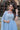 Georgette Fabric Luminous Readymade Gown With Dupatta In Sky Blue Color