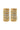Engaging Orange Color Alloy Material Mirrored Bridal Bangle Set