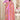 Tempting Crepe Silk Fabric Pink Color Saree With Printed Work
